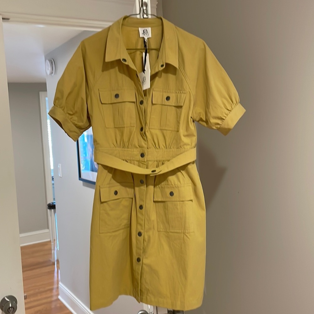 dRA Clothing Los Angeles yellow dress 100% Cotton, from Anthropologie,
